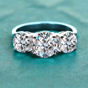 Classic 2ct Three Stones Diamond Wedding Ring-Evani Naomi Jewelry