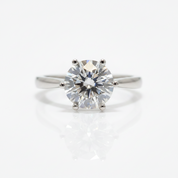 Classic 3.0 Ct Round Diamond Option Engagement Ring
