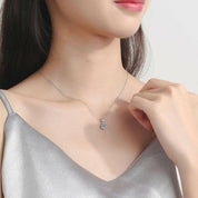Classic 3.0 Ct Round Diamond Pendant Necklace-Evani Naomi Jewelry