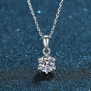 Classic 3.0 Ct Round Diamond Pendant Necklace-Evani Naomi Jewelry