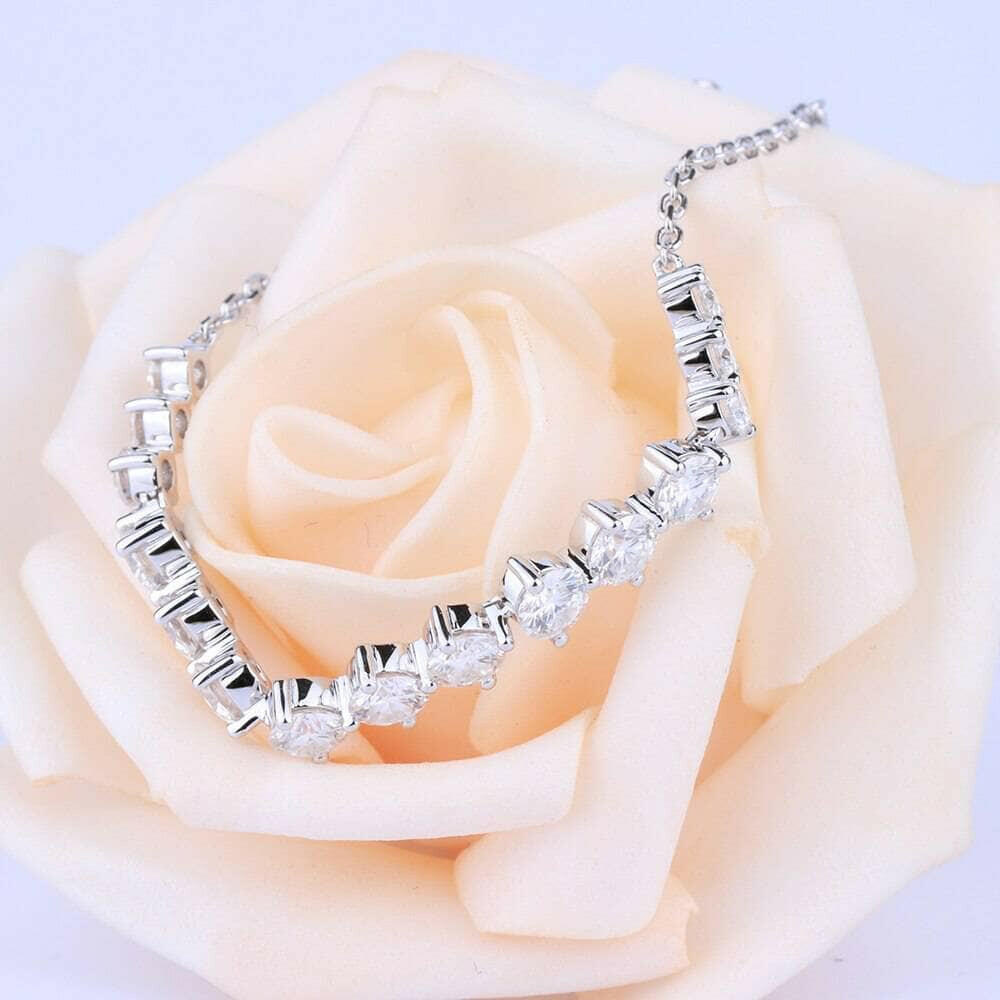 Classic 3.0 Cttw Round Cut Diamond Bracelet-Evani Naomi Jewelry