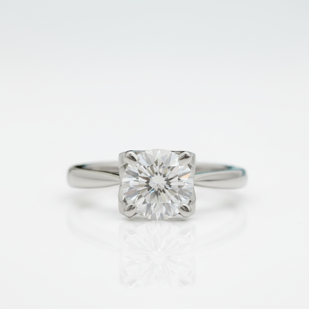 Classic 3.0 ct Round Diamond Option Wedding Ring - Evani Naomi Jewelry