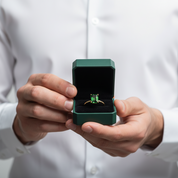 Classic 3.0ct Yellow Gold Emerald Cut Engagement Ring - Evani Naomi Jewelry