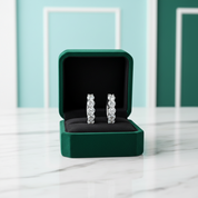 Classic 3ct Diamond Option Hoop Earrings