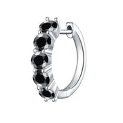 Classic 3ct Diamond Hoop Earrings-Evani Naomi Jewelry