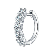Classic 3ct Diamond Hoop Earrings-Evani Naomi Jewelry