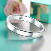Classic 3mm Simple Wedding Band-Evani Naomi Jewelry