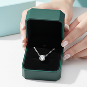 Classic 4-Prong 3ct Diamond Option Pendant Necklace