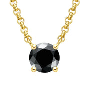 Classic 4-Prong 3ct Diamond Pendant Necklace-Evani Naomi Jewelry