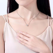 Classic 4-Prong 3ct Diamond Pendant Necklace-Evani Naomi Jewelry