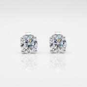 Classic 4.0mm Diamond Option Stud Earrings