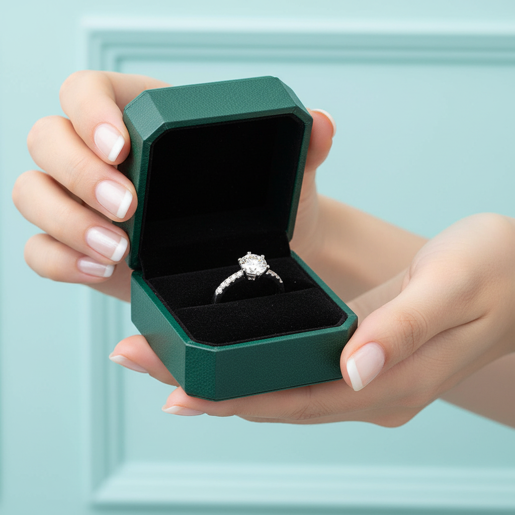Classic 6 Prong 1ct Round Cut Diamond OptionEngagement Ring - Evani Naomi Jewelry