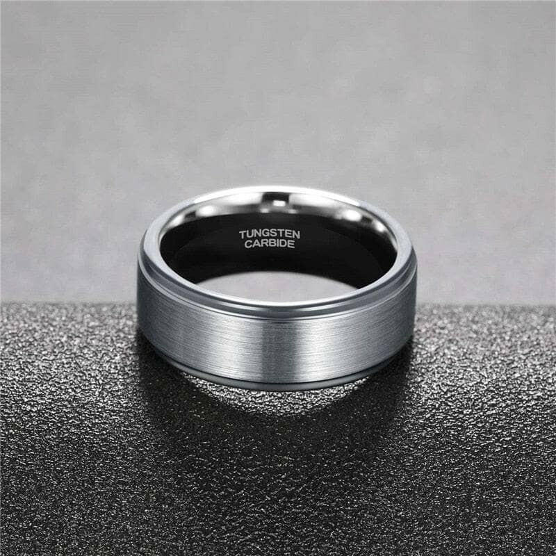Classic 8mm Unisex Tungsten Wedding Band-Evani Naomi Jewelry