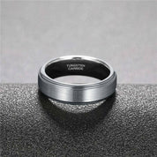 Classic 8mm Unisex Tungsten Wedding Band-Evani Naomi Jewelry