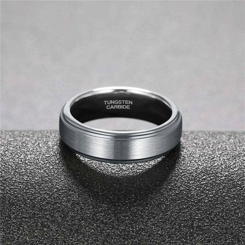 Classic 8mm Unisex Tungsten Wedding Band-Evani Naomi Jewelry