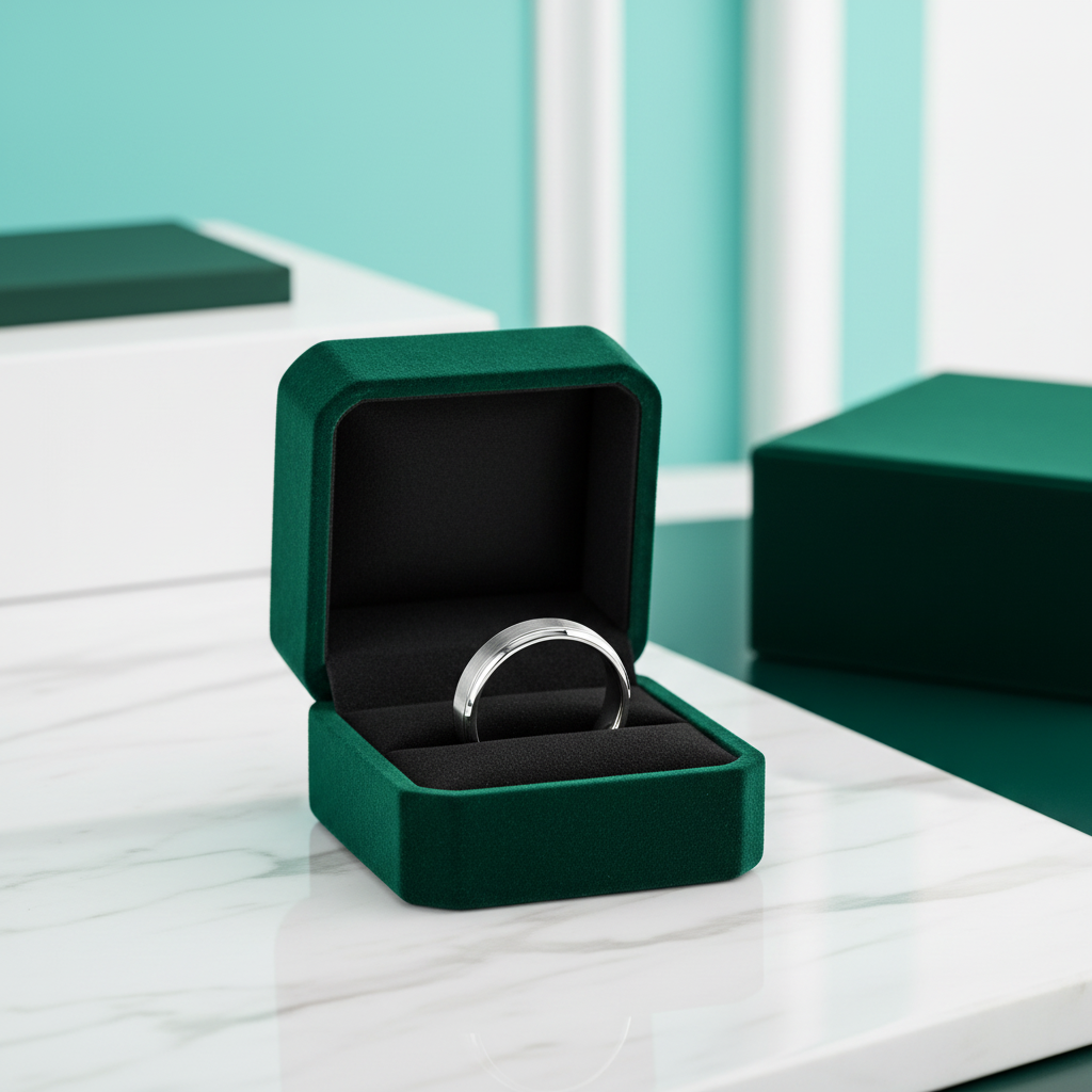 Classic Brushed Tungsten Men's Wedding Band - Evani Naomi Jewelry