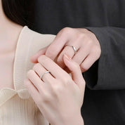 Classic Diamond Couple Wedding Band-Evani Naomi Jewelry