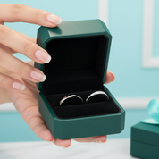 Classic Diamond Option Couple Wedding Band - Evani Naomi Jewelry