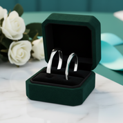 Classic Diamond Option Couple Wedding Band - Evani Naomi Jewelry