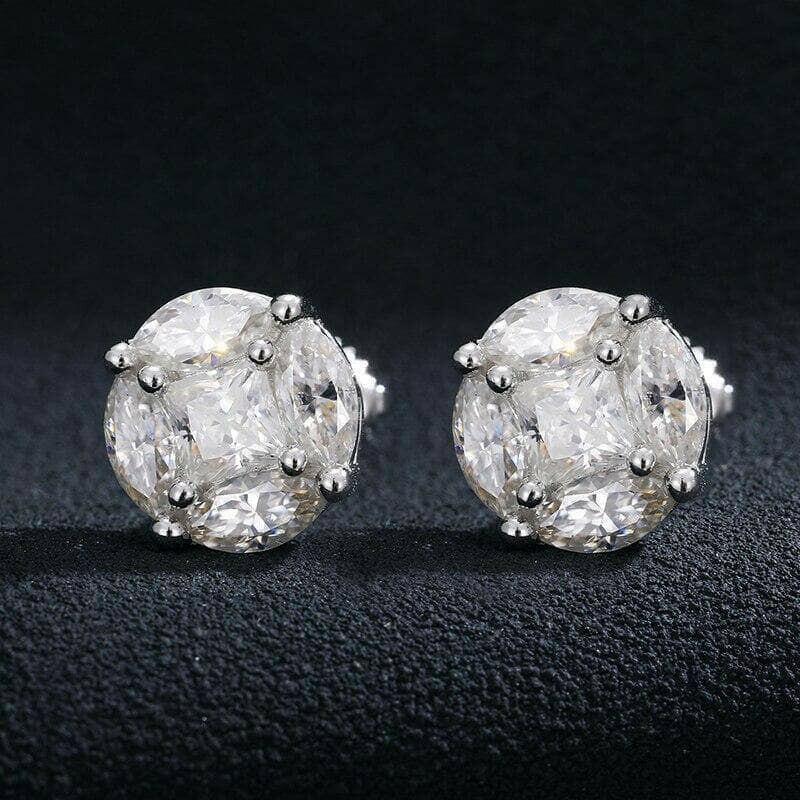 Classic Diamond Stud Earrings-Evani Naomi Jewelry