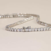 Classic Diamond Tennis Necklace-Evani Naomi Jewelry