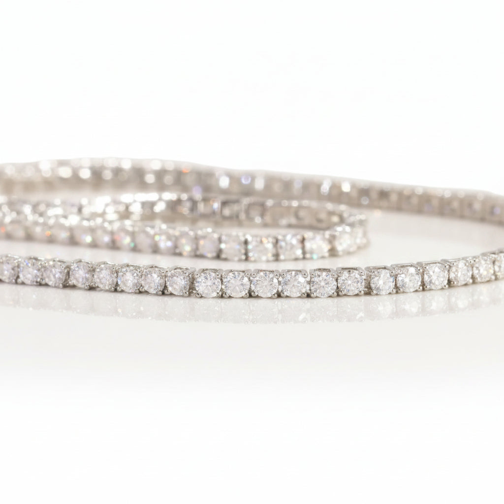 Classic Diamond Tennis Necklace-Evani Jewelry