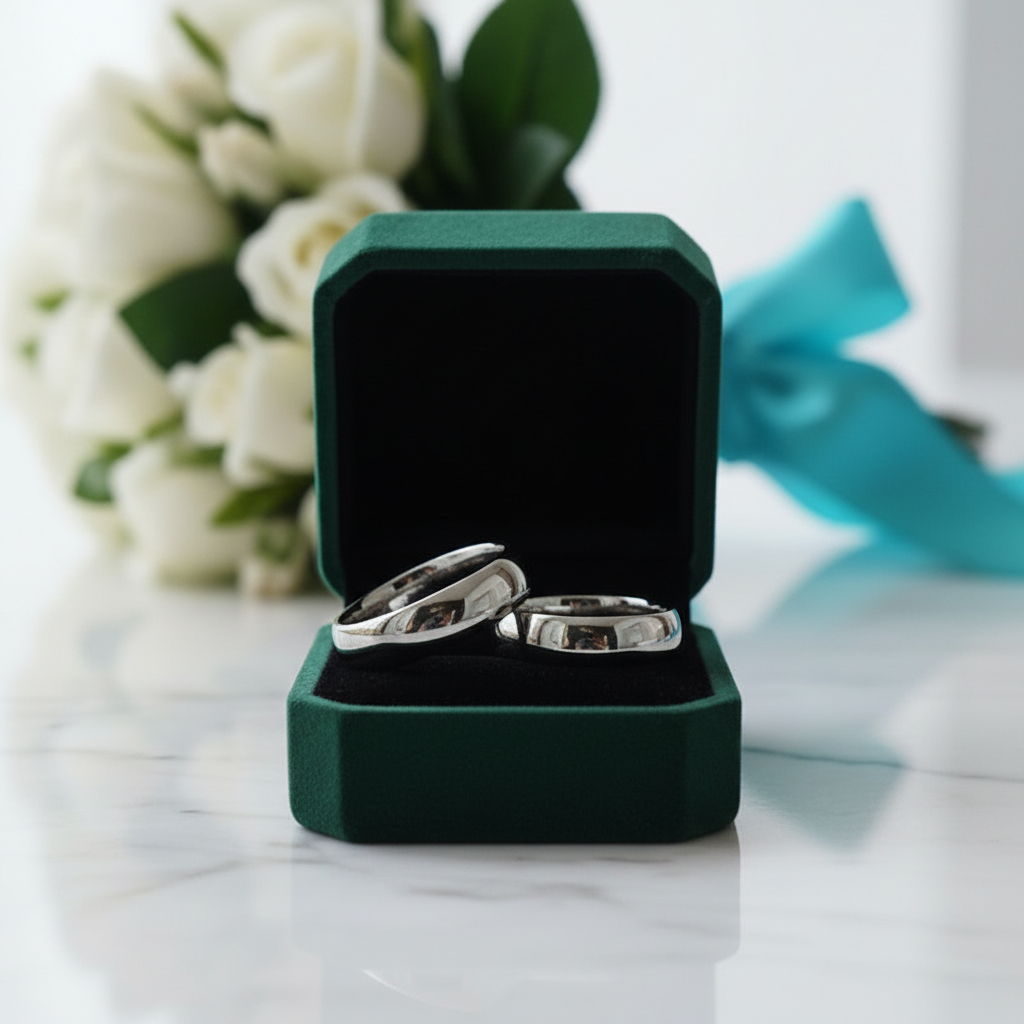 Classic Domed Tungsten Unsex Wedding Band - Evani Naomi Jewelry