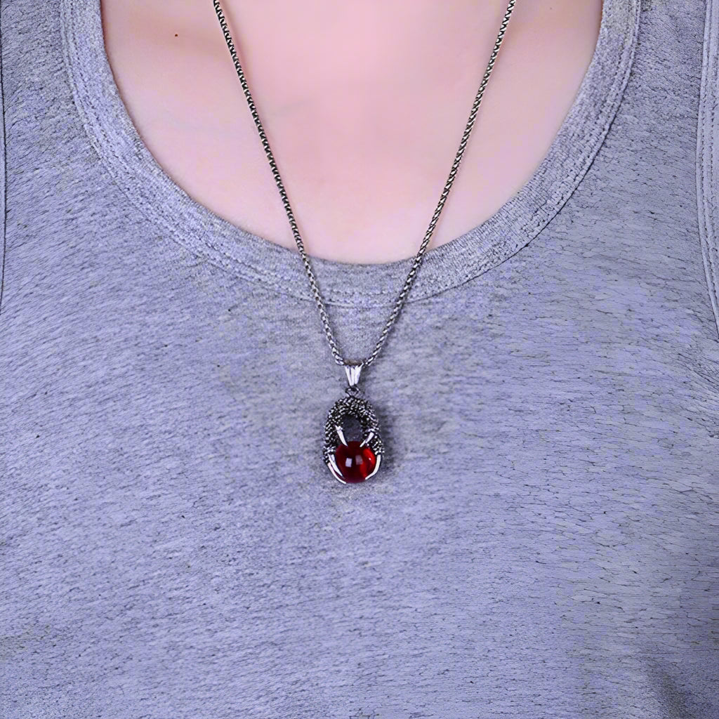 Classic Domineering Dragon Claw Necklace-Evani Naomi Jewelry