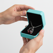 Classic Domineering Ruby Dragon Claw Necklace-Evani Jewelry