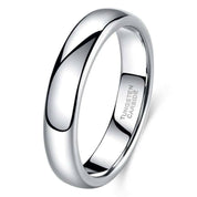 Classic Polished Unisex Tungsten Wedding Band-Evani Naomi Jewelry