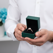 Classic Round Cut Diamond Option Engagement Ring