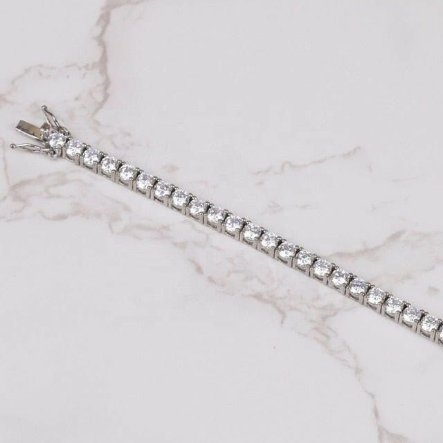 Classic Round Cut Diamond Tennis Bracelet-Evani Naomi Jewelry