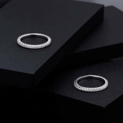 Classic Round Cut Diamond Wedding Band-Evani Naomi Jewelry