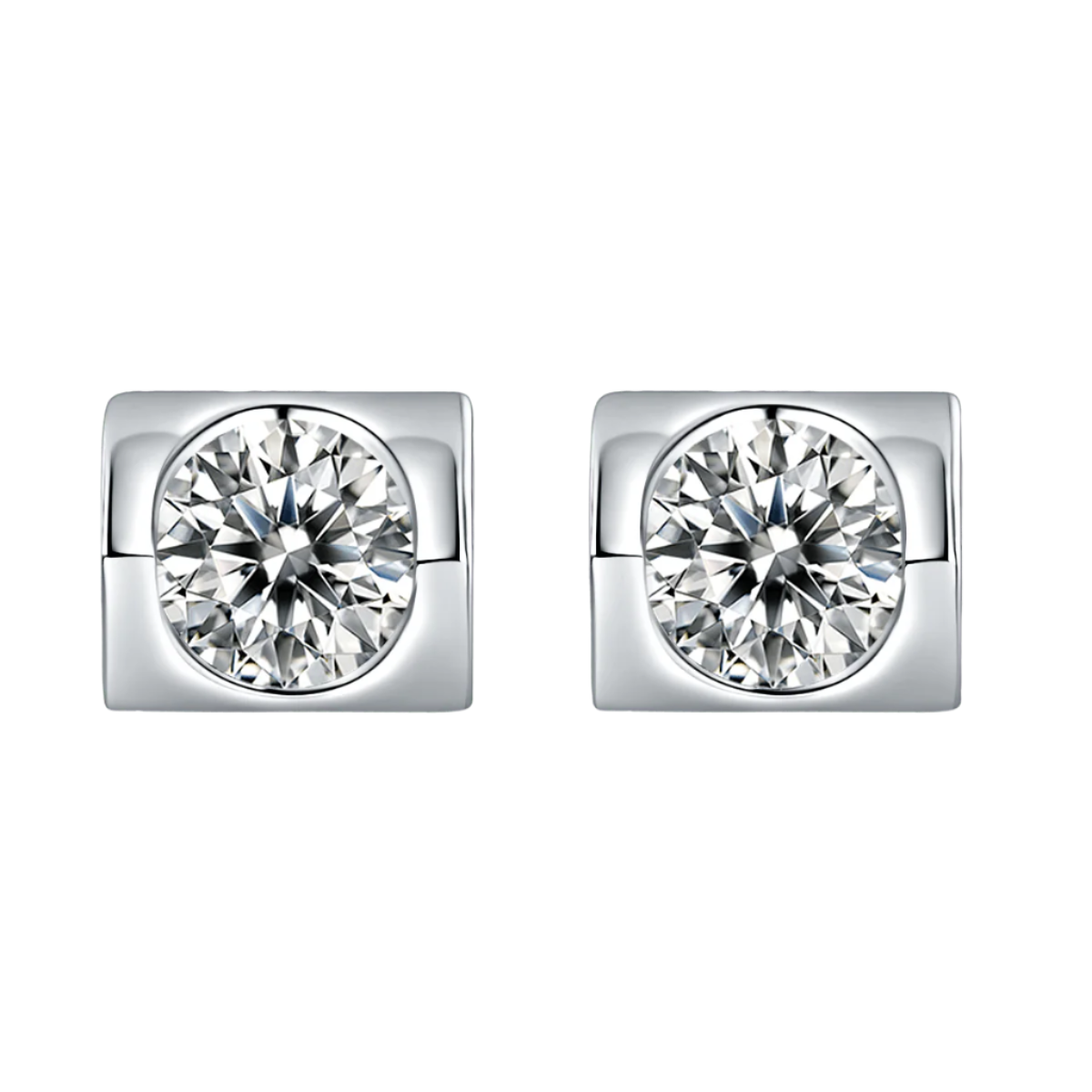 Classic Round Diamond Necklace and Earrings-Evani Naomi Jewelry