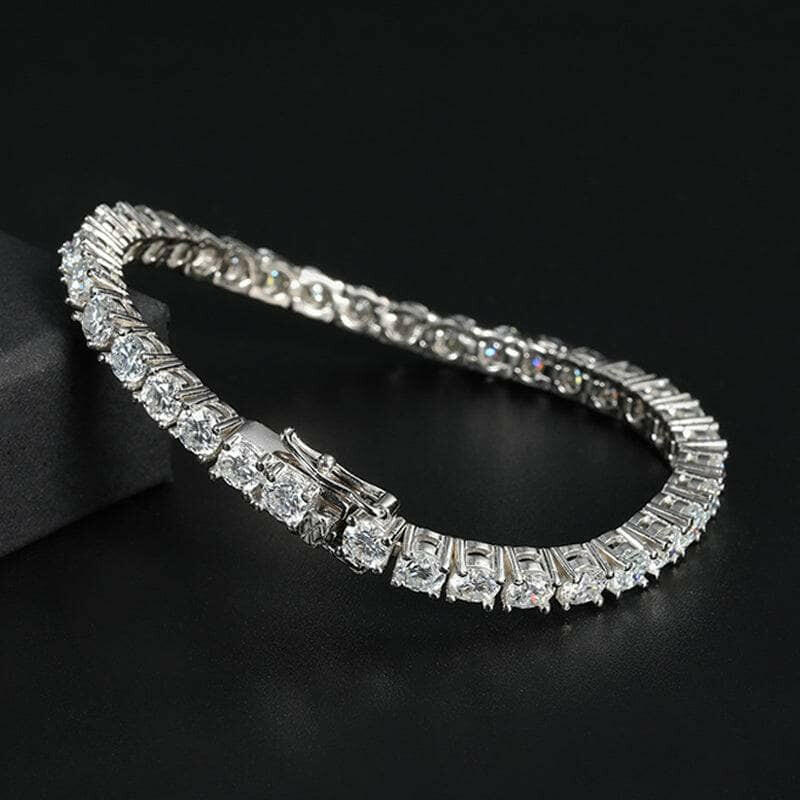 Classic Round Diamond Tennis Bracelet-Evani Naomi Jewelry