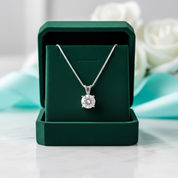 Classic Round-cut 1.0 ct Diamond Option Necklace