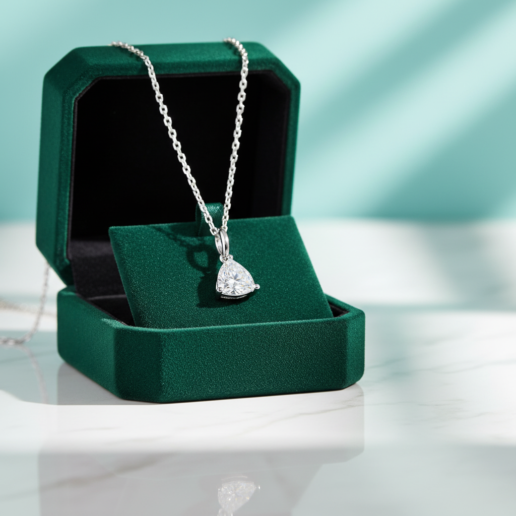Classic Trillion-cut 1.0 ct Diamond OptionJewelry Set
