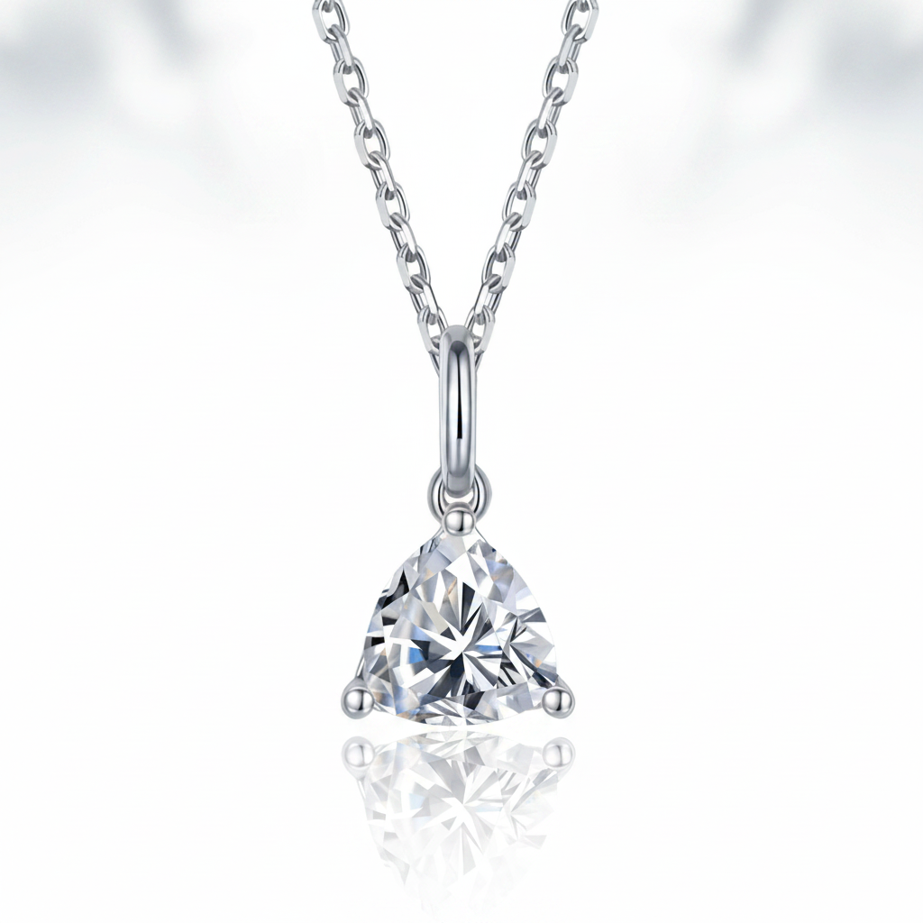 Classic Trillion-cut 1.0 ct Diamond OptionJewelry Set