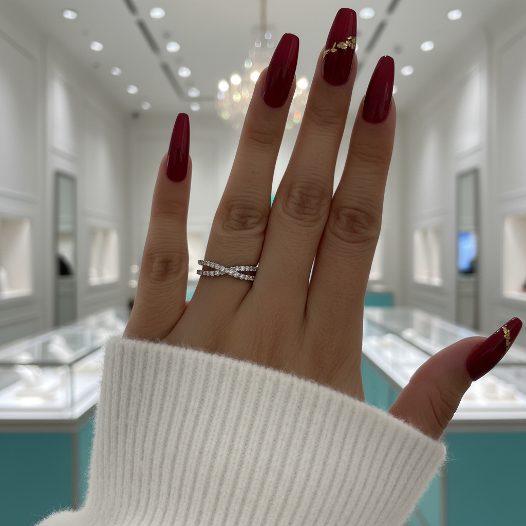 Classic X Criss Cross Diamond Wedding Band-Evani Jewelry