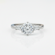 Classics Six Claw 2ct Diamond OptionEngagement Ring - Evani Naomi Jewelry