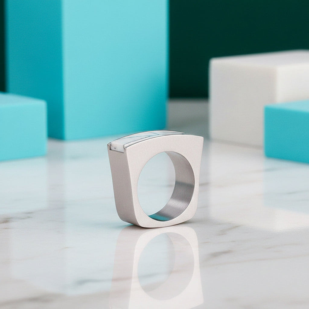 Colorful Bohemian Stone Ring-Evani Jewelry