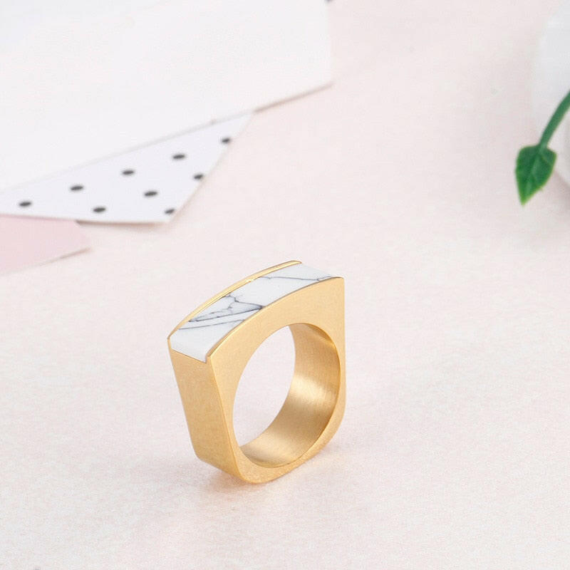Colorful Bohemian Stone Ring-Evani Naomi Jewelry