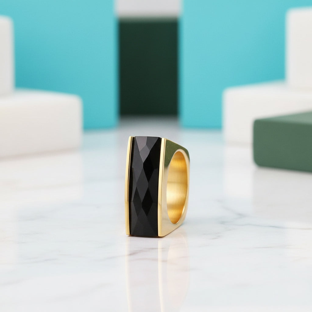 Colorful Bohemian Stone Ring-Evani Jewelry