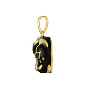 Cool Diamond Black Leopard Pendant-Evani Naomi Jewelry