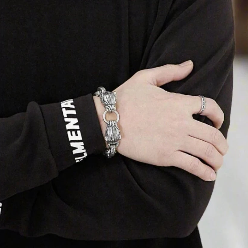 Cool Jaguar Men's Punk Bracelet-Evani Naomi Jewelry