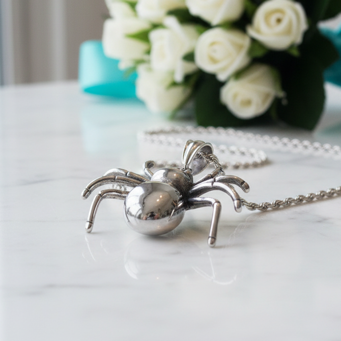 Cool Spider Necklace-Evani Jewelry
