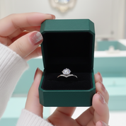 Crown Style 1.0 Ct Round Cut Diamond Option Engagement Ring