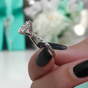 Cushion Cut 2.0 ct Diamond Bridal Ring Set-Evani Naomi Jewelry