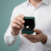 Cushion Cut 3.0 ct Yellow Sapphire Diamond Option Engagement Ring - Evani Naomi Jewelry