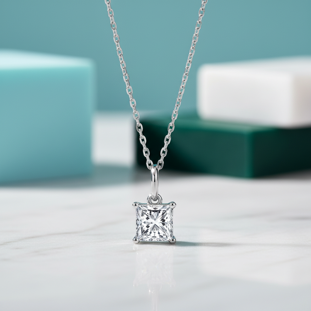 Cushion Cut Diamond Jewelry Set-Evani Jewelry